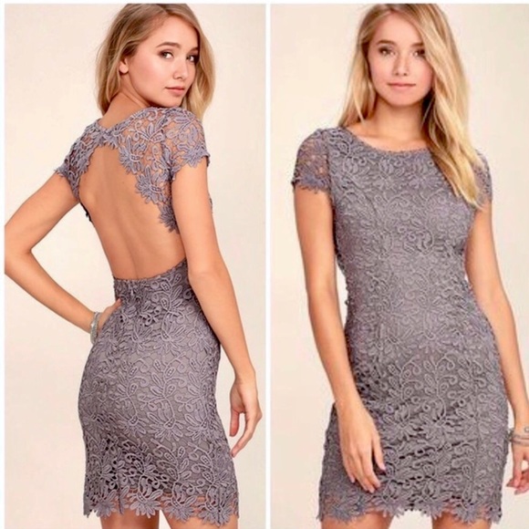 Lulu’s Hidden Talent Backless Lace Bodycon Dress - Picture 2 of 11
